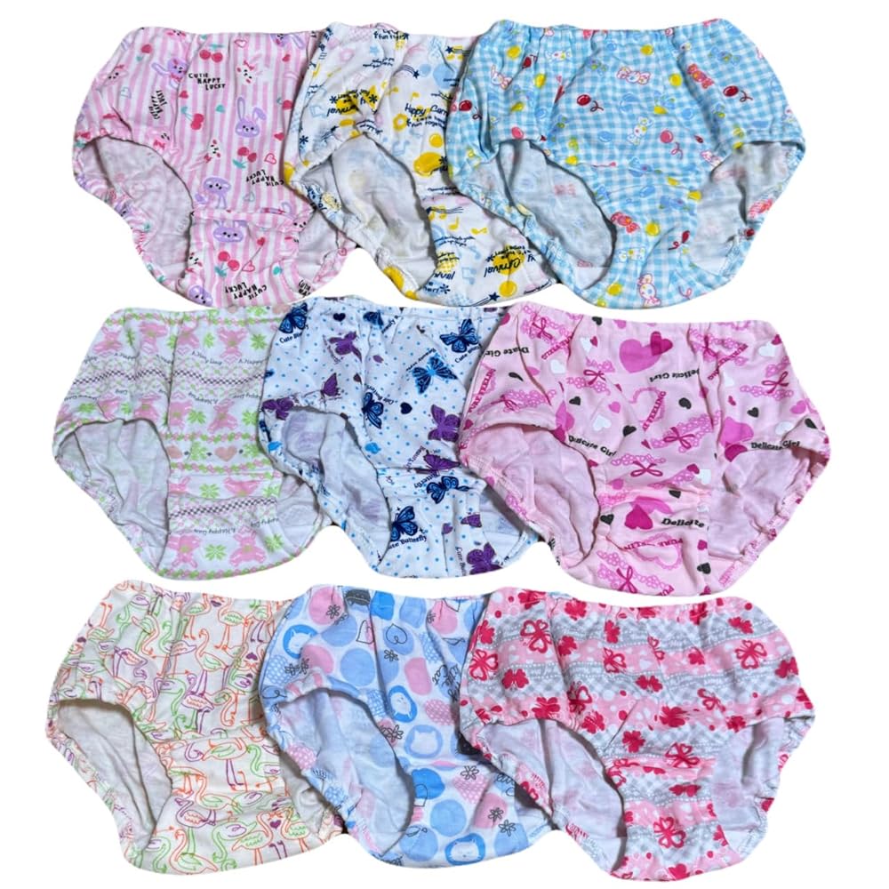Amazon | ノーブランド品女の子パンツ5枚セット下着柔らかい子供